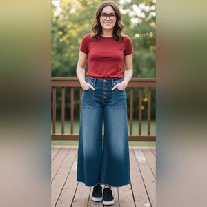 Black Label Wide Leg Jeans